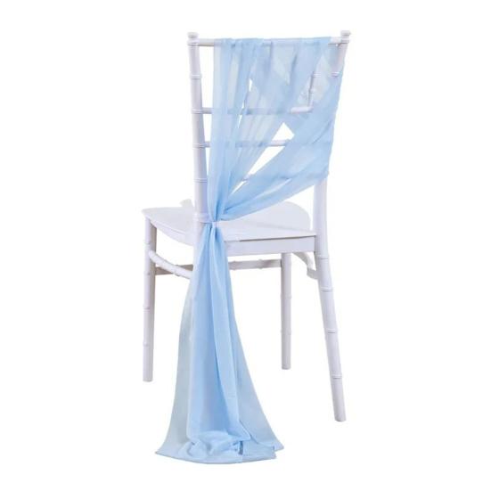 Шифоновые ленты на стулья, украшения для прохода на свадьбе, 9 футов, немнущаяся драпировочная ткань для церемонии, приема, вечеринки, банкетного украшения