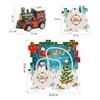 Kids Christmas Puzzles Electric Rail Car Creative Games DIY Assembling Scene Map Rail Train Children Toys Fun Christmas Gifts