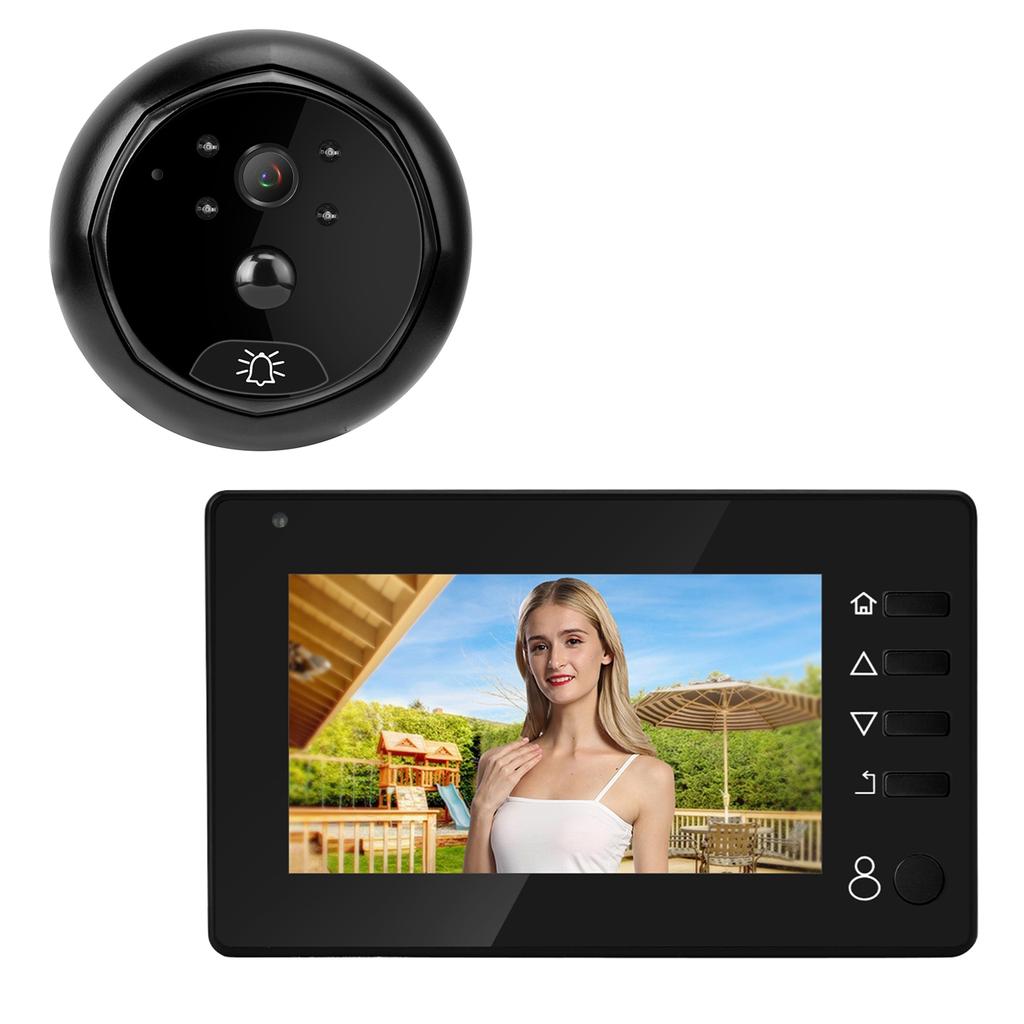 4.3 Inch Infrared Visual  Doorbell Motion Detector  Door Phone Security System