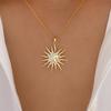 Alloy Sun Necklace Accessory Fashionable Star and Moon Pendant Niche Versatile Necklace