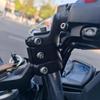 HRuizq Motorcycle Setback Spacer Compatible with Ninja 400 (18-24) and Ninja 250 (19-24) Handlebar Upper Holder, 30mm Lift