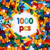 1000/500/300 шт. Строительные кубики Город DIY Креативные Строительные кубики Совместимые Строительные кубики Большая Базовая пластина Образовательный Ребенок
