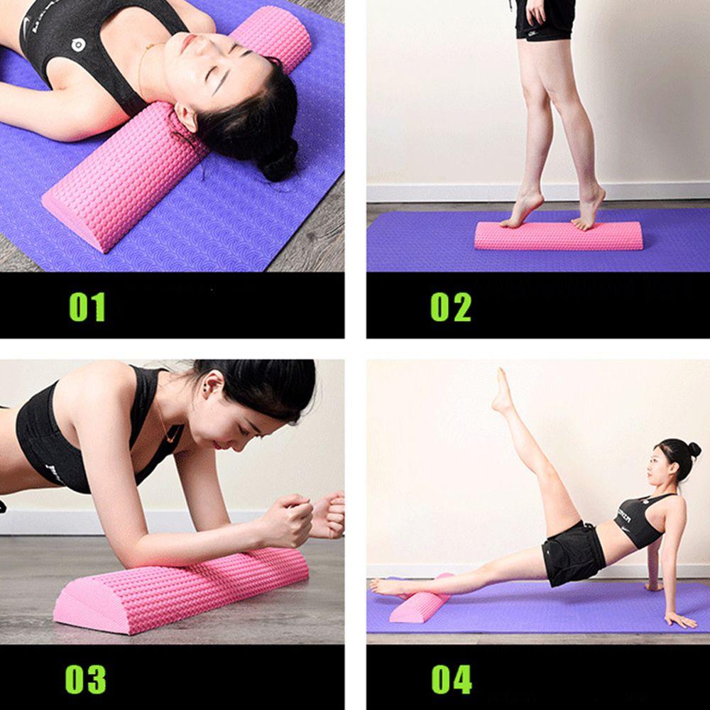 Фитнес пенный ролик Ролик Подушка для баланса Полукруглый блок для йоги Ролик из ЭВА Восстановление мышц
