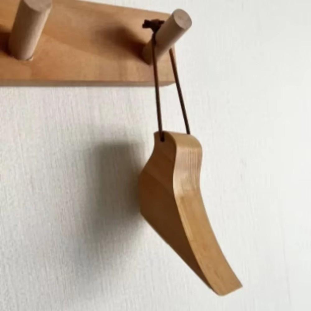 Cute Wooden Door Holder Windproof Door Suction Door Stopper Bird Shape Door Rear Retainer Wall Protector Office