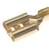 A25F-Для проводов 22-16 AWG 0,5 мм²-1,5 мм² Соединители 6,3 мм Разъемная клемма-лопатка Обжимная 100 комплектов Электрическая гильза Соединитель для обмотки проводов