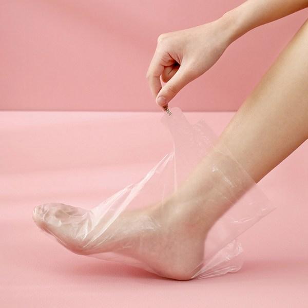 Отшелушивающее увлажняющее обертывание для ног Monaco Olive 200 шт + набор отшелушивающих средств «четыре в одном», 1 комплект