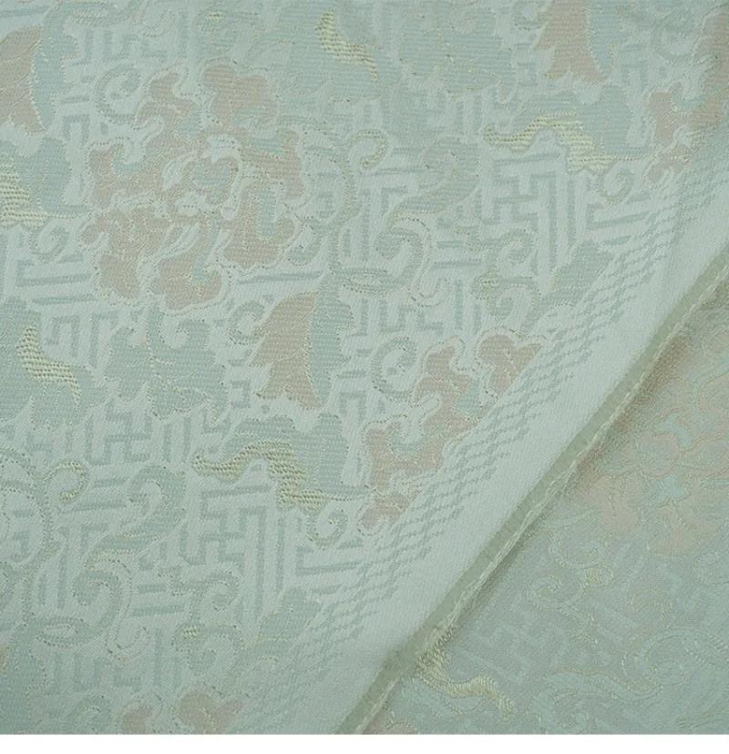 Hanfu Jacquard Fabric European Style Home Textile Fabric for Sewing Dress Sofa Bag Upholstery Furniture Background Decor