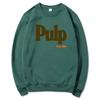 Pulp Рок-группа Гранж Толстовки с круглым вырезом Свободные Хип-хоп Унисекс Уличная одежда Мужская Женская Одежда Мода Толстовка с принтом букв