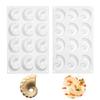 12-Cavity Squid Feet Silicone Mold Mousse Cake Baking Tools Easy to Clean