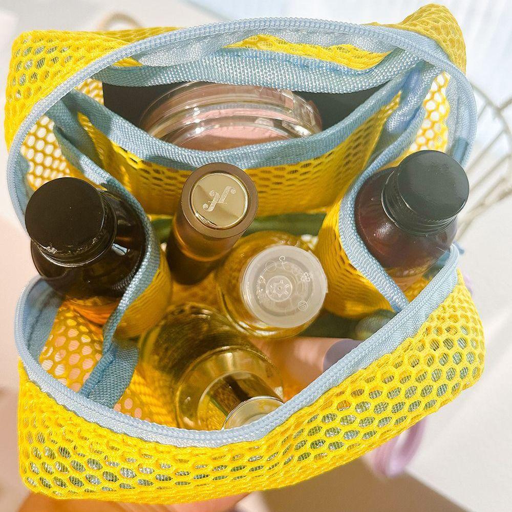 Lightweight Portable Makeup Pouch Washable Coin Purse Easy To Carry Cosmetic Bag  Home