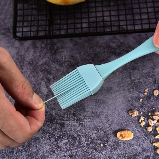 Силиконовые кухонные щетки для наметки, набор из 2 предметов, масляные щетки высокой прочности, принадлежности для гриля и выпечки