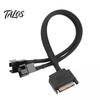 SATA 15Pin на 2-сторонний 3-контактный 4-контактный адаптер питания для вентилятора компьютера, удлинительный кабель