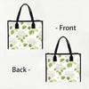 Floral Printed Tote Bag Casual Large Capacity Handbag for Daily Shopping Outing