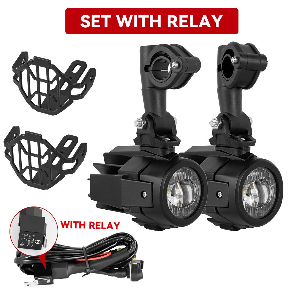 Motorcycle LED Auxiliary Headlight Fog Light For BMW R1200GS LC R1250GS Adventure R1250RT R1200RT R1250RS Led Driving Lights