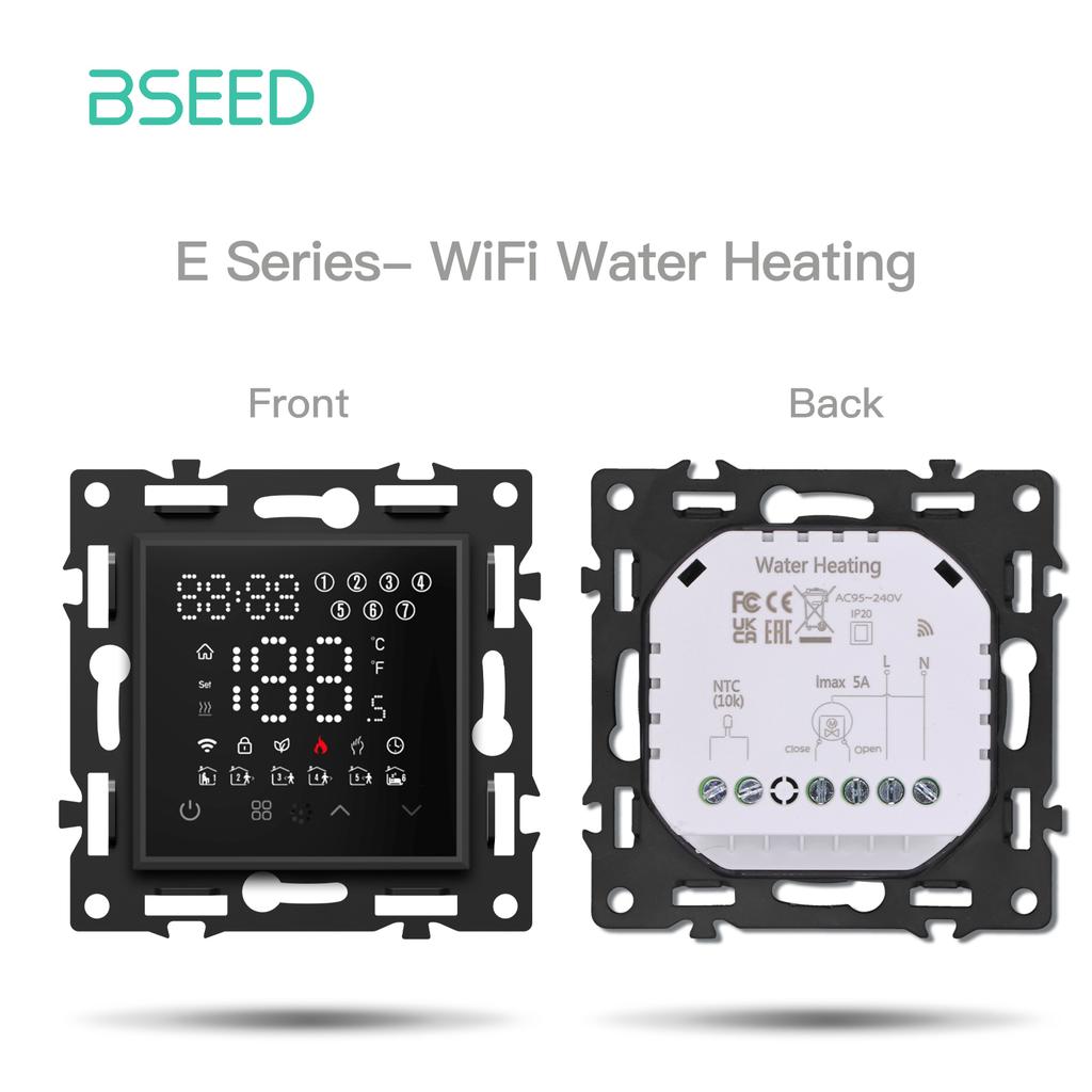 BSEED WIFI Термостат Водяной Электрический Теплый Пол Отопление Газовый Котел Температура Модуль Дистанционного Управления с Alexa Серия E Сделай Сам