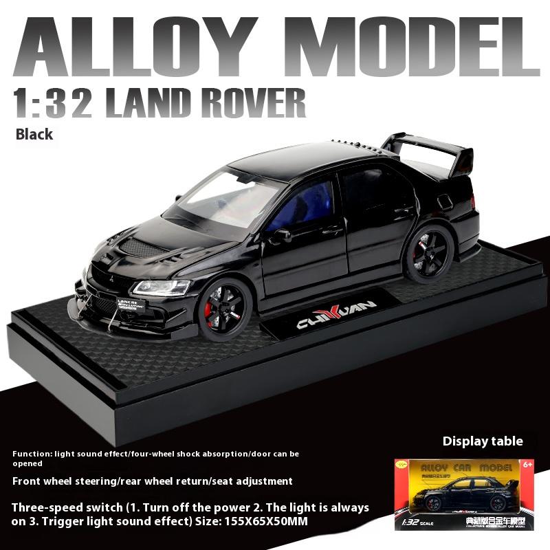 Mitsubishi EVO Model Alloy 1:32 Simulated Jdm Sports Car, Children's Toy Collection Model Ornaments for Boys Gifts