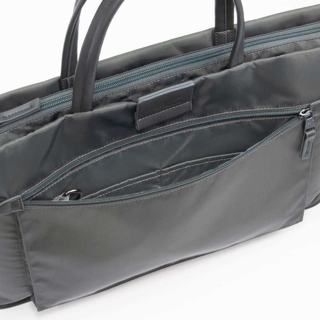 И Day Tote Большой 2WAY Совместимый с дюймовым Бизнес Темно-серый [Двойная Ночь] Сумка, Легкий, Вместительный, Многофункциональный, B4, 15.6 PC, Для поездок на работу,