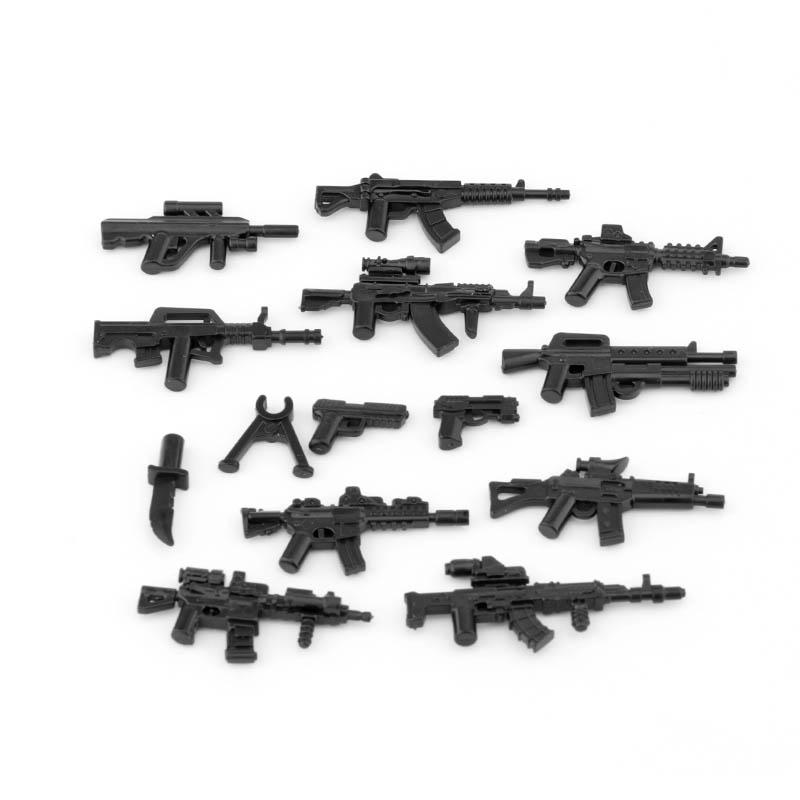 Военная Модель Бронированный Автомобиль SWAT Машина Оружие Армейский Солдат Полиция Бандит Пулемет Строительные Блоки Фигурка Кирпичные Игрушки