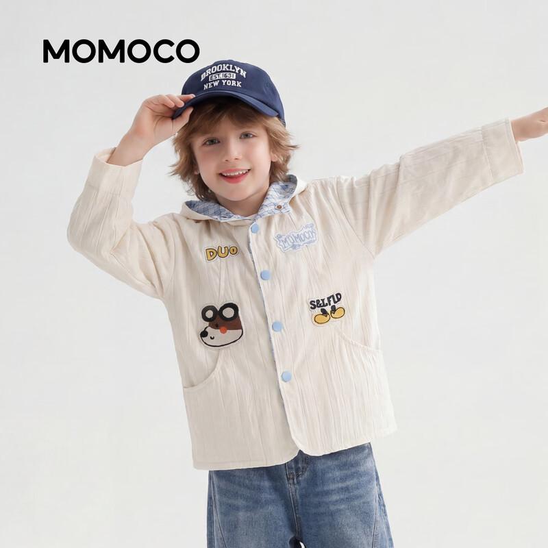 Повседневная куртка с капюшоном для мальчиков MOMOCO