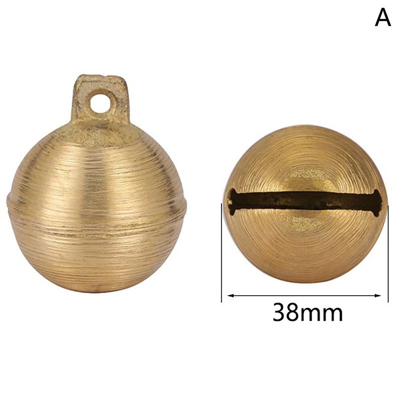 Медные колокольчики для коровы, овцы, лошади, колокольчики для выпаса скота, животноводства, латунный колокольчик