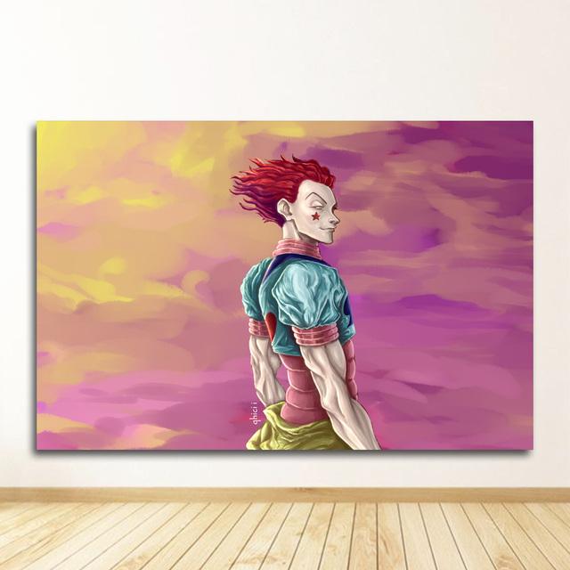 Аниме искусство настенная живопись Hunter X Hunter Хисока Моро плакат холст