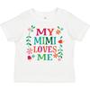 Inktastic My Mimi Loves Me Girls Outfit Toddler Kids Boys T-Shirt Grandkids Childs Cute