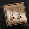 Necklace Female Four-leaf Clover Light Luxury Titanium Steel Collarbone Chain Ladies Pendant Senior Accessories