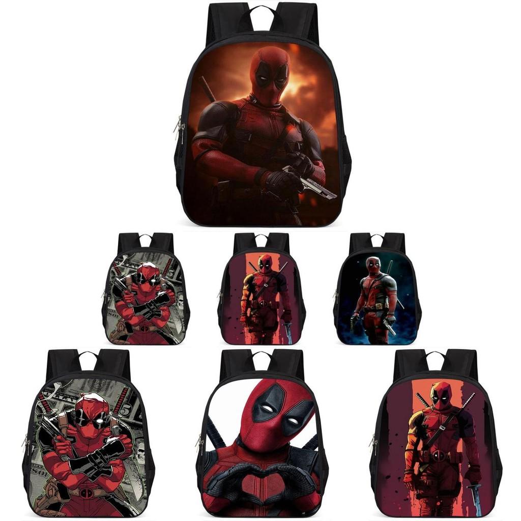 Spacious 15 Inch Deadpool Backpack For Boys And Girls With Large Capacity Design