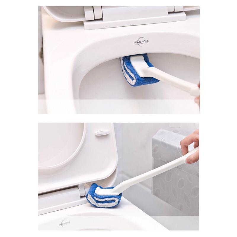 Новый не моющийся туалетный ершик, бытовая чистящая туалетная щетка, мягкая щетка без мертвых углов, щетка для сиденья унитаза