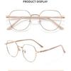 HD Large Frame Ultralight Metal Reading Glasses for Middle-Aged & Elderly - Trendy Fashion Design
