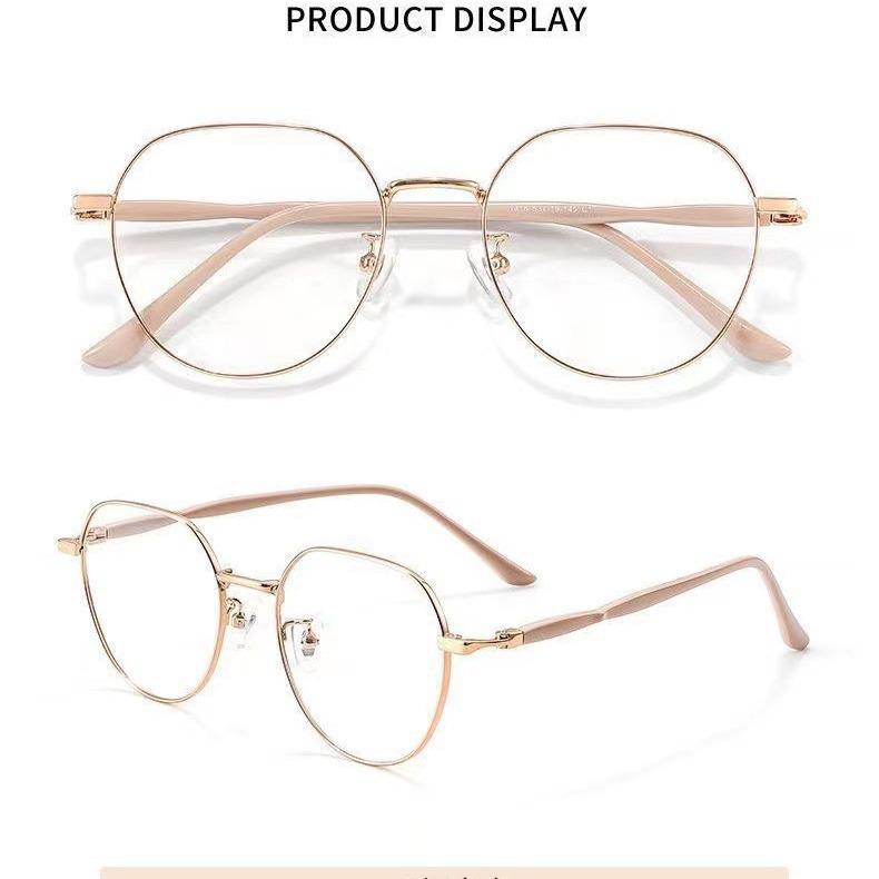 HD Large Frame Ultralight Metal Reading Glasses for Middle-Aged & Elderly - Trendy Fashion Design