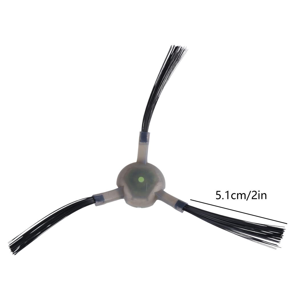 4 пары 3-лопастных боковых щеток для пылесоса Lefant M210 M210S M210B M213, сменные аксессуары для боковых щеток