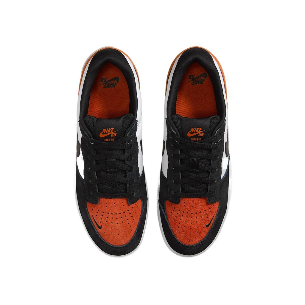 Nike Sb Force 58 Унисекс Белый Космическая Глина Черный DV5477-100