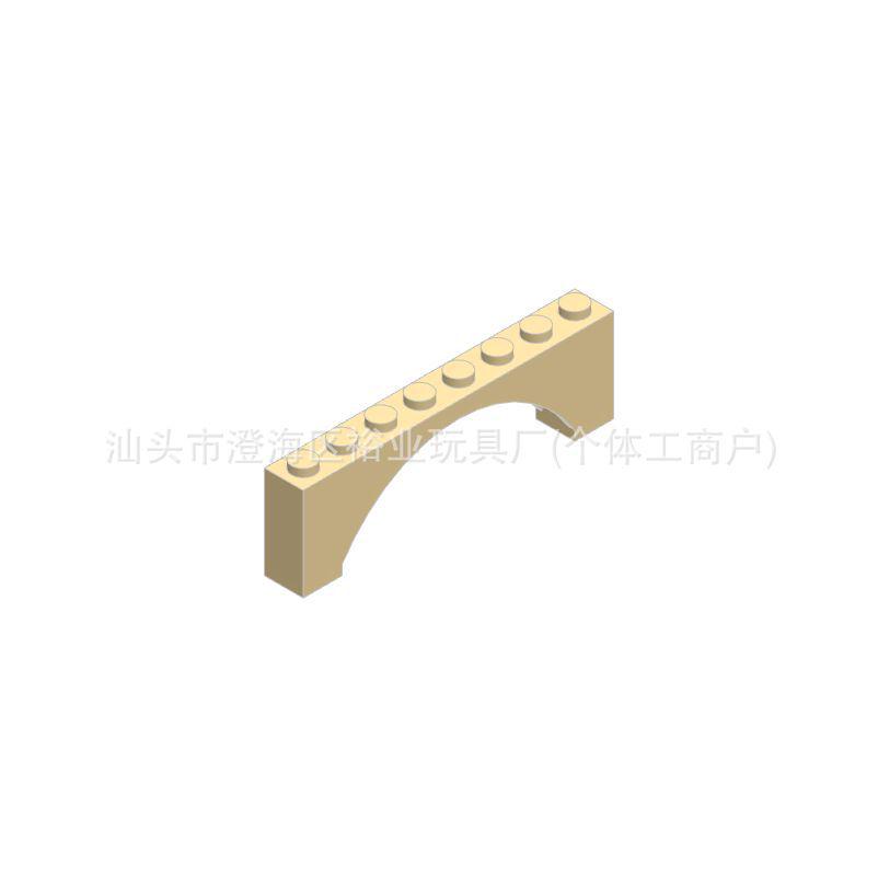 Образовательные Строительные Кубики MOC Кирпич Арочный 1x8x2 Отверстие для Моста Детали Маленькой Частицы 3308 40296 16577 Аксессуары.