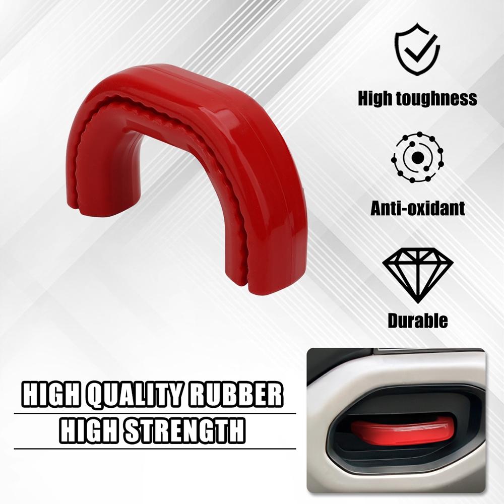 2/4PCS Front Towing Hook Protection Cover Is Suitable For 2019-2024 RAM 1500 Warlock And 3500 Car Towing Hooks Accessories