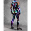 Унисекс Киберпанк 3D цифровая печать Хэллоуин вечеринка ролевая игра наряд для женщин мужчин косплей костюм карнавальный комбинезон