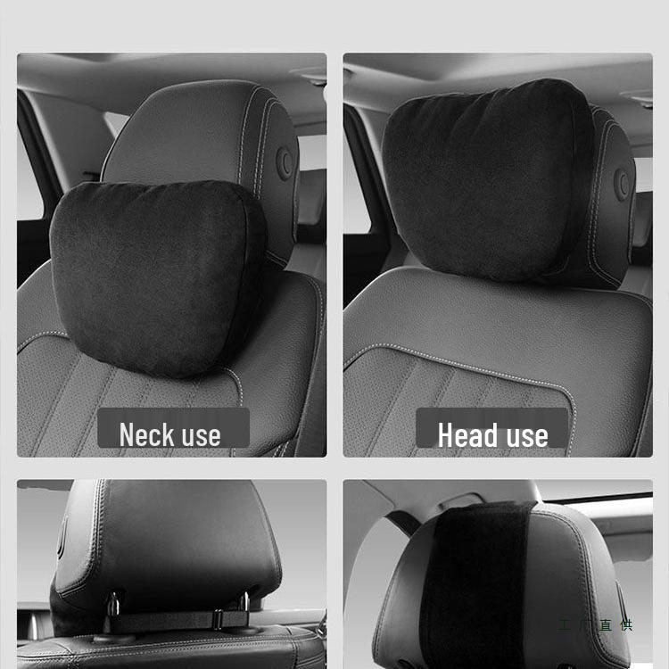 Mercedes-Maybach Car Headrest Pillow: Lumbar and Neck Support with Moisture-Wicking Protection