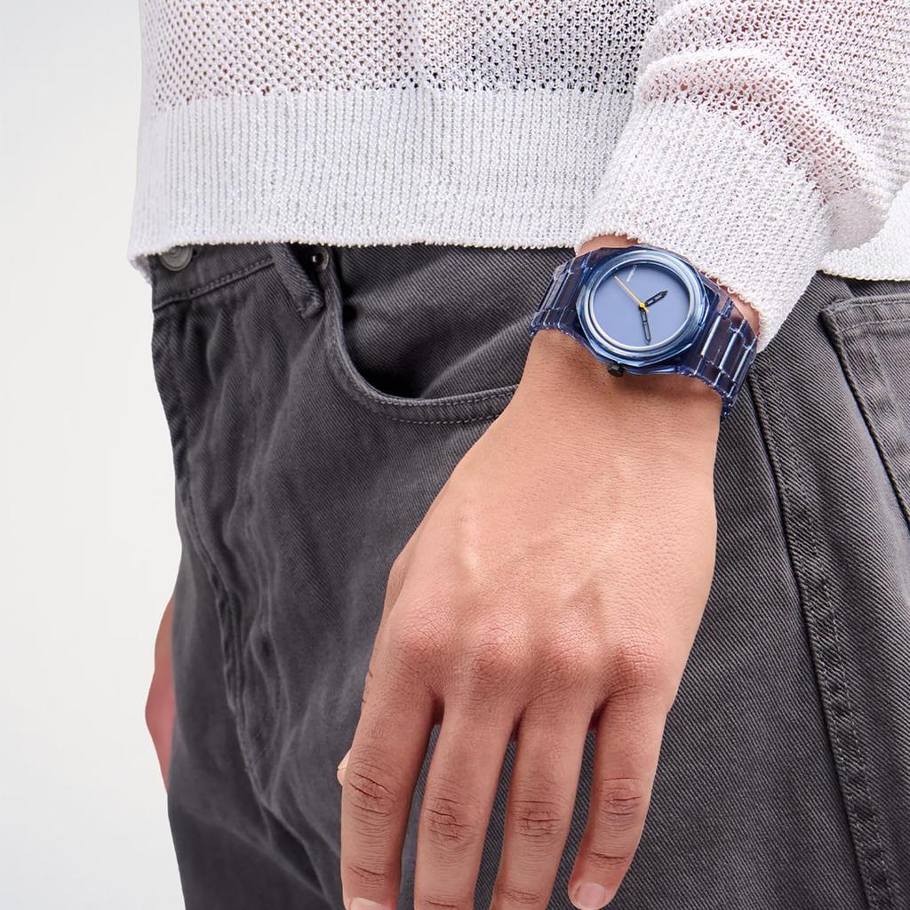 Authorized Dealer D1 Milano Unisex Watch Polycarbonate Gray Mesh PCBU16 37mm [D1 MILANO] Men's