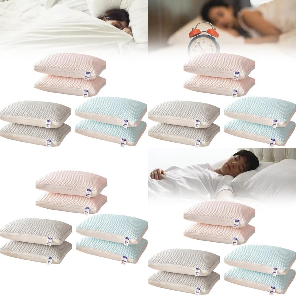 Oval Shaped Texture Pillow Core With Polyester Fiber For Single Bed Use