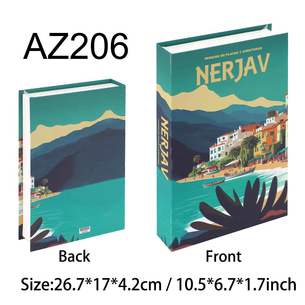 New York Paris London Series Luxury Fake Book Decoration Remote Control Storage Box Fashion Coffee Table Decoration Accessories