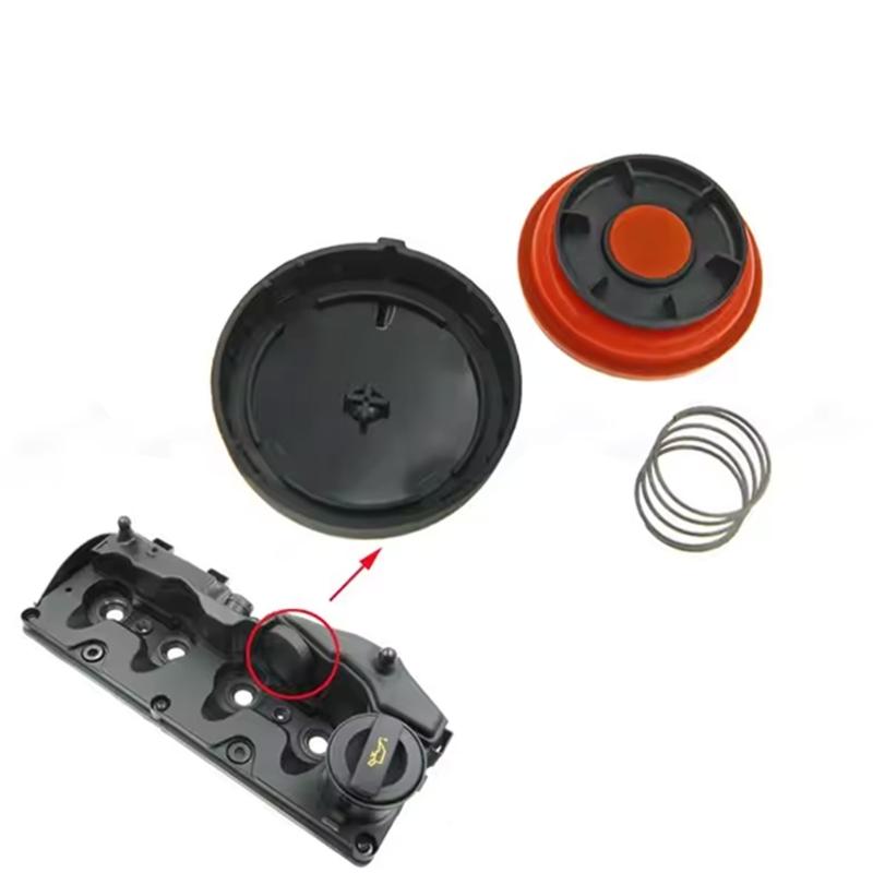 С клапанной крышкой с мембраной 03L103469C 03L103469T Запасные части для двигателя автомобиля