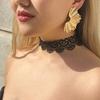 Neck Strap, Court Gothic  Spicy Girl Necklace, Lace Necklace, Collarbone Chain Collar