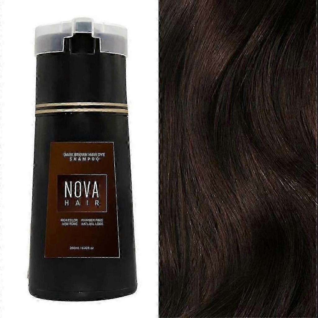 Hair Dye Shampoo, Nova Hair Instant Dye Shampoo,Hair Color Shampoo for Hair less