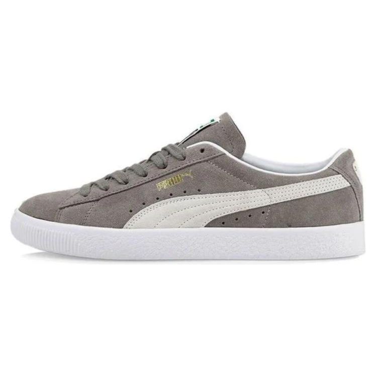 Puma Кроссовки унисекс замшевые Vintage Steel Grey Белые 374921-20