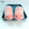 Lovely Silicone Realistic Piglet Full Body Silicon Sensory Toy for Halloween Pink