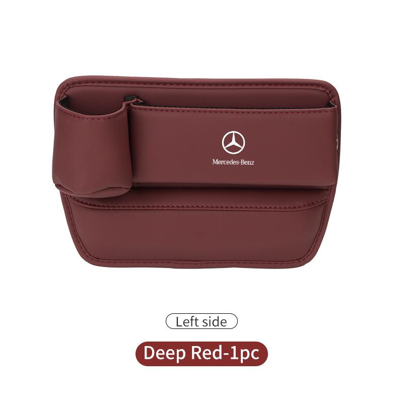 Car Seat Gap Storage Box Pocket Wallet Key Card Cup Phone Holder For Benz W202 W212 W126 W140 W168 W177 CLS GLE GLC GLS CLA