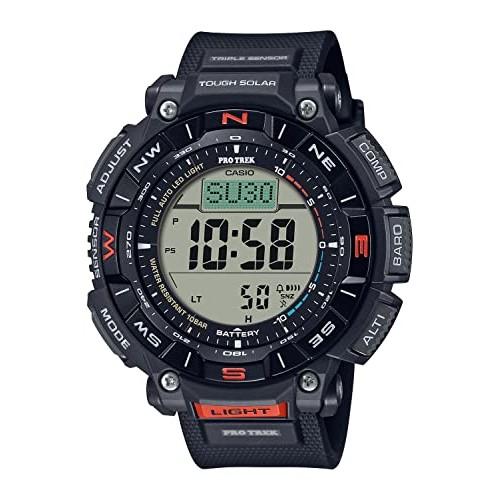 Мужские часы CASIO PROTREK Solar Climber Line PRG-340-1JF Черные