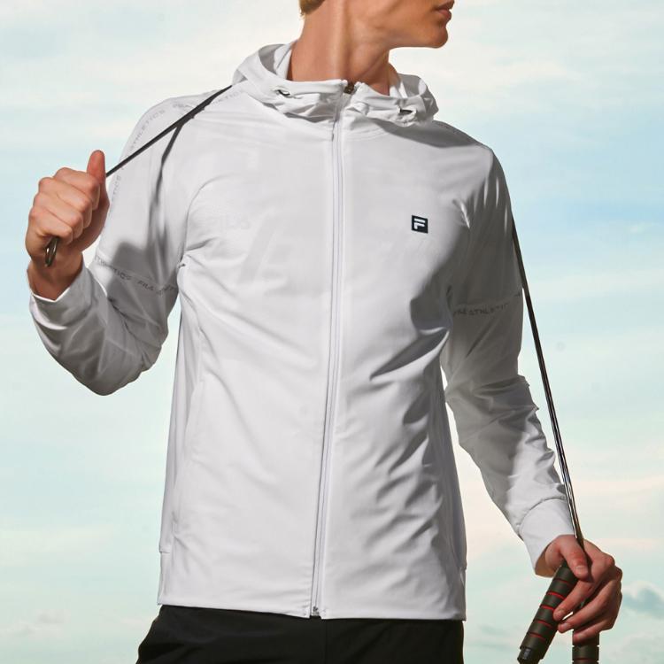 New FILA Jackets Men's White A11M021502FWT