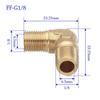 1/8" 1/4" 3/8" 1/2" Hose Barb Brass Pipe Fitting Coupler Connector Adapter Pipe Joint  PU PE Tube