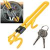 Steering Wheel Car Steering Wheel Relay Attack Double with Spare Key Lock, Lock, Prevention, Retractable, Heavy-Duty, Security, Versatile, (Yellow)